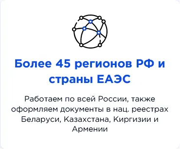 超过45个地区的俄罗斯联邦和国家EAEU